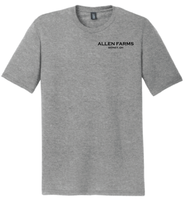 Allen Farms T-Shirt Heather Grey - Image 2