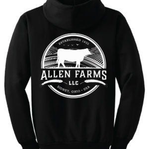 Allen Farms Hoodie Jet Black